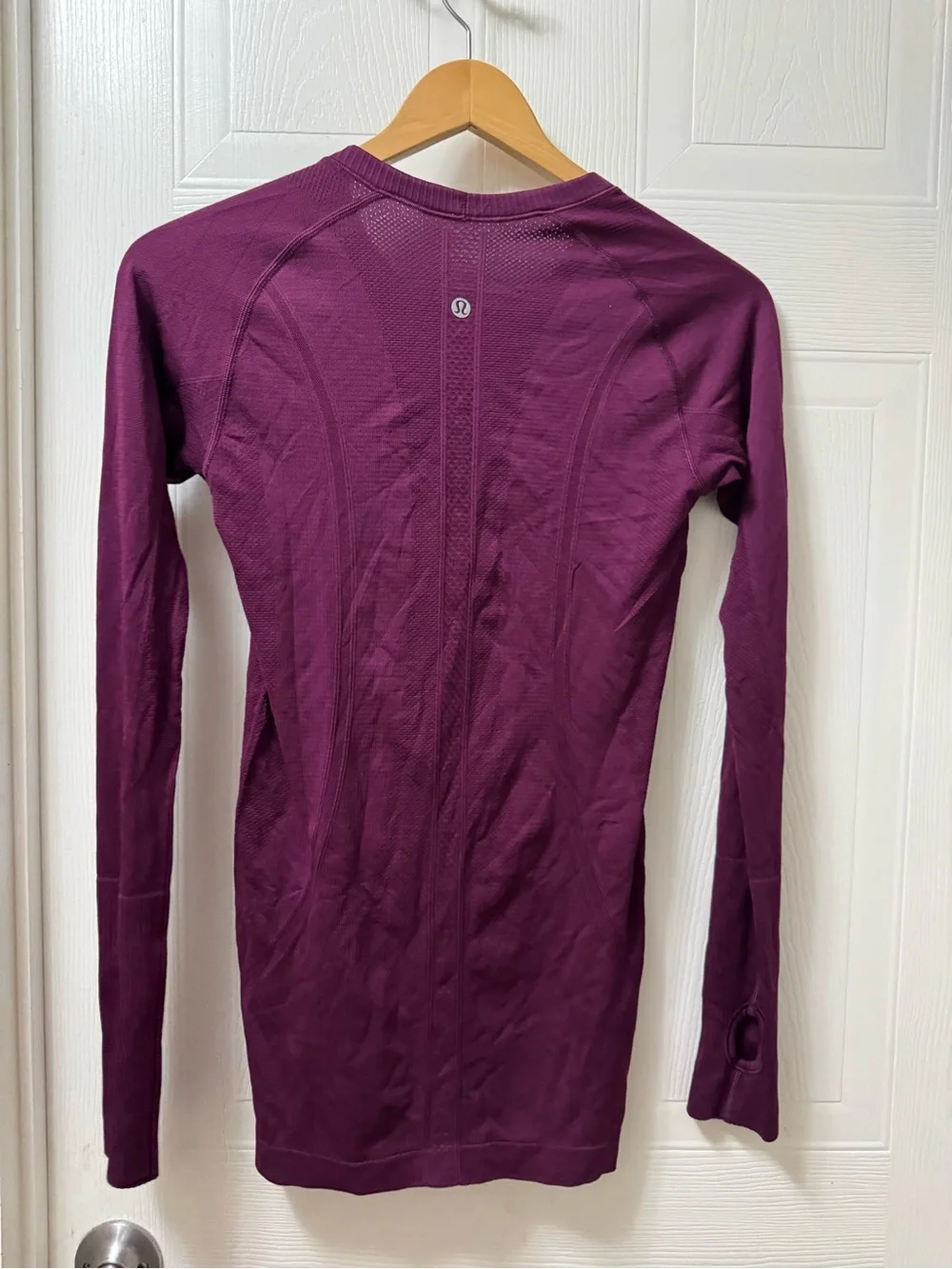 lululemon athletica Long Sleeve Seamless Top - Plum